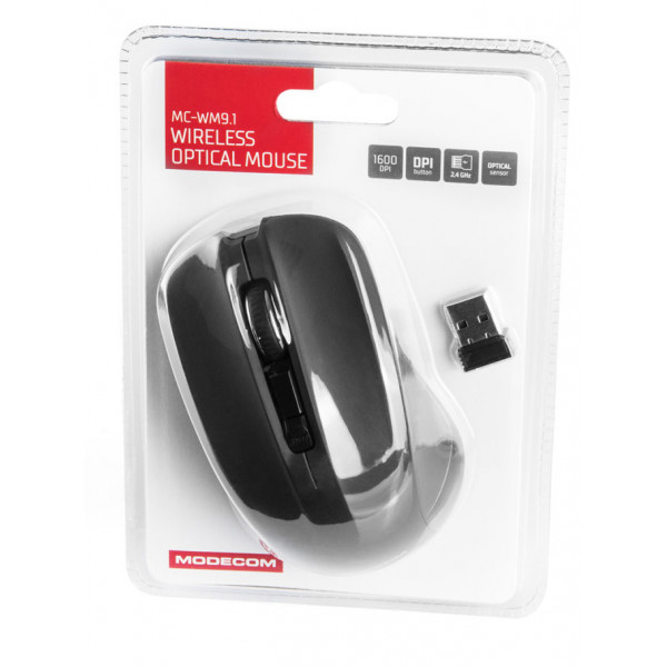 Фото - Мышь беспроводная Modecom MC-WM9.1 Black (M-MC-0WM9.1-100)