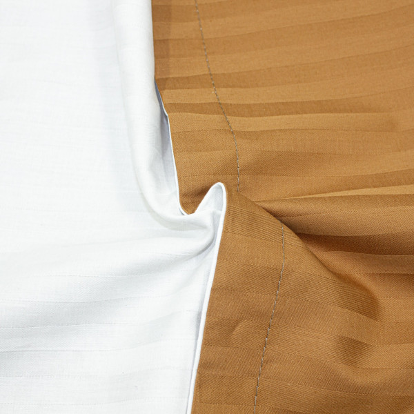Фото - Комплект постельного белья детский MirSon Satin Stripe 30-0005 + 30-0001 Batul 110х140 (2200005246368)