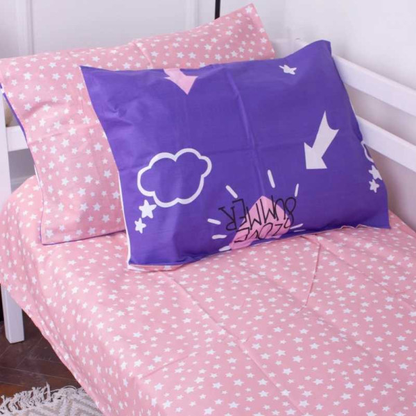 Фото - Комплект постельного белья детский MirSon 143х210 см Kids Time №137 Nina 2 Бязь (2200007074778)