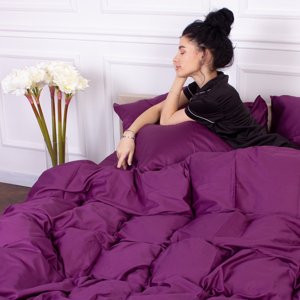 Фото - Комплект постельного белья MirSon Сатин Oriana 3220 175х210 см (2200000671424)