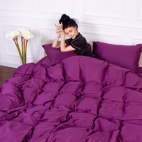 Фото - Комплект постельного белья MirSon Сатин Oriana 3220 175х210 см (2200000671424)