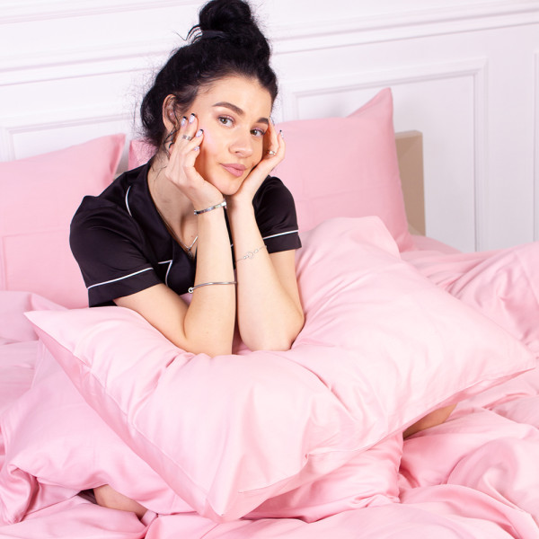 Фото - Комплект постельного белья MirSon Сатин Laura 00199 143х210 см (2200000671226)