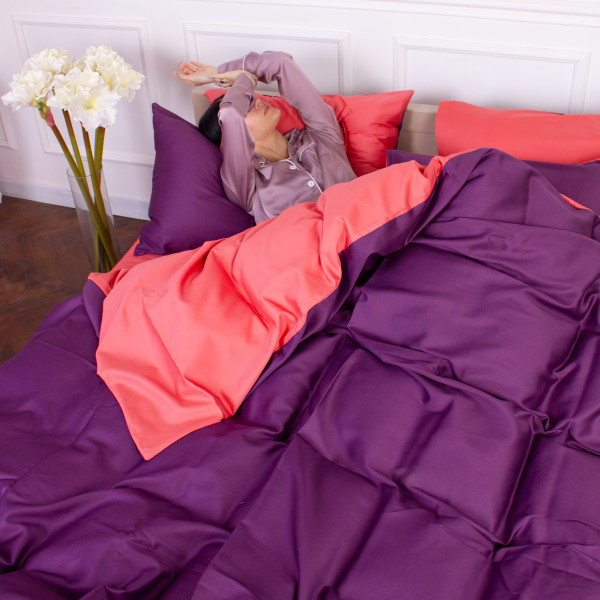 Фото - Комплект постельного белья MirSon Сатин Pion 0132+3220 143х210 см (2200000687111)