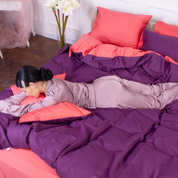 Фото - Комплект постельного белья MirSon Сатин Pion 0132+3220 143х210 см (2200000687111)