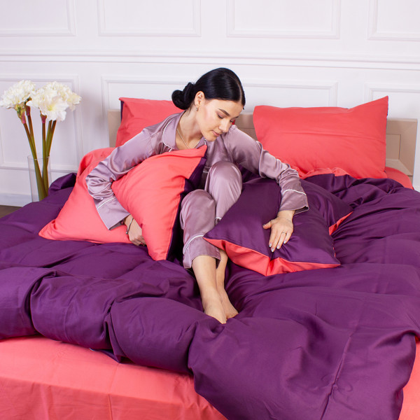 Фото - Комплект постельного белья MirSon Сатин Pion 0132+3220 143х210 см (2200000687111)