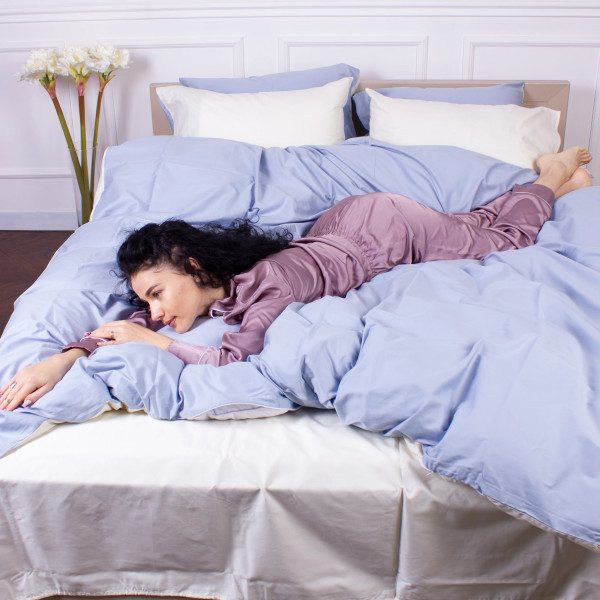 Фото - Наволочка MirSon Сатин 0843 + 0840 Joseph 70х70 см (2200002027977)