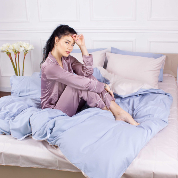 Фото - Комплект постельного белья детский MirSon Сатин 0843 + 0841 Sandra (2200002028042)