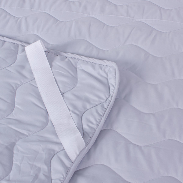 Фото - Наматрасник MirSon №9051 Eco Light Gray (Wool) 150x200 см (2200006086116)