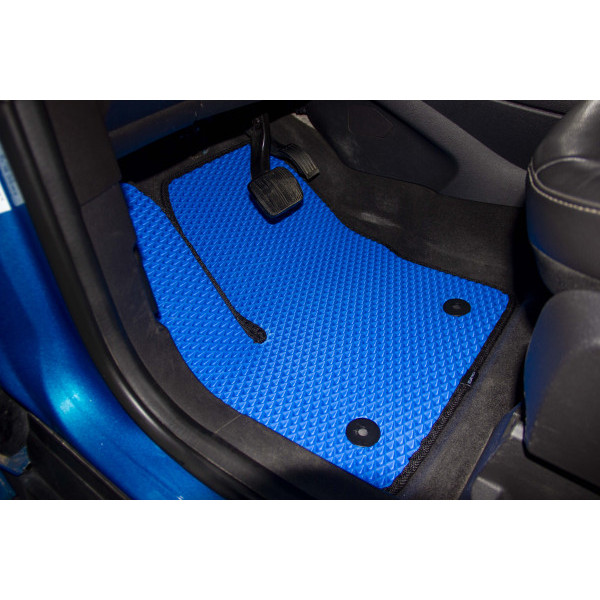 Фото - Коврики ворсовые в салон авто EVAtech Standard для Ford C-Max (C344) (2 clips) 2010-2019 2 поколение Minivan EU черный кант FD12377C5FC2VEB