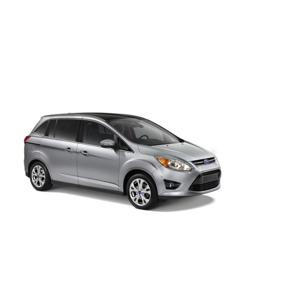 Фото - Коврики ворсовые в салон авто EVAtech Standard для Ford C-Max (C344) (2 clips) 2010-2019 2 поколение Minivan EU черный кант FD12377C5FC2VEB