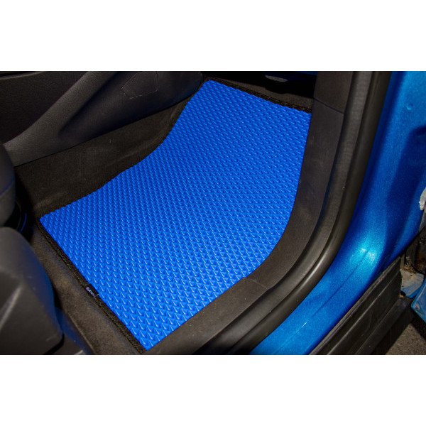 Фото - Коврики ворсовые в салон авто EVAtech Standard для Ford C-Max (C344) (2 clips) 2010-2019 2 поколение Minivan EU черный кант FD12377C5FC2VEB