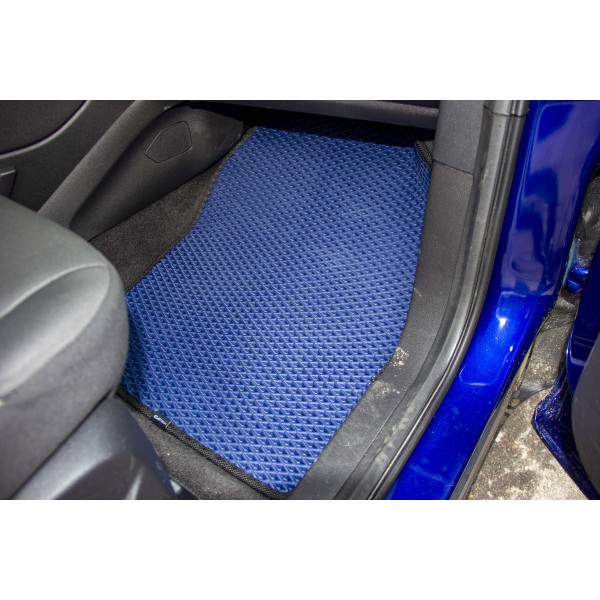 Фото - Коврики ворсовые в салон авто EVAtech Standard для Ford C-Max (C344) (2 clips) 2010-2019 2 поколение Minivan EU черный кант FD12377C5FC2VEB