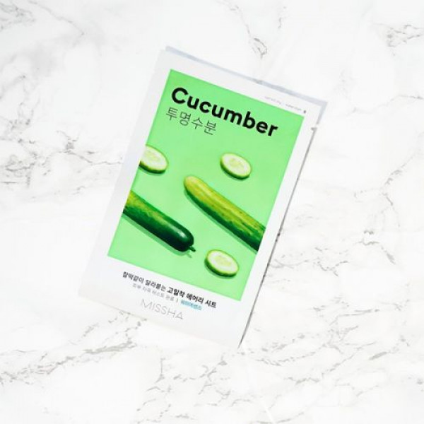 Фото - Маска для лица Missha Airy Fit Sheet Mask Cucumber 19 г (8809581454712)