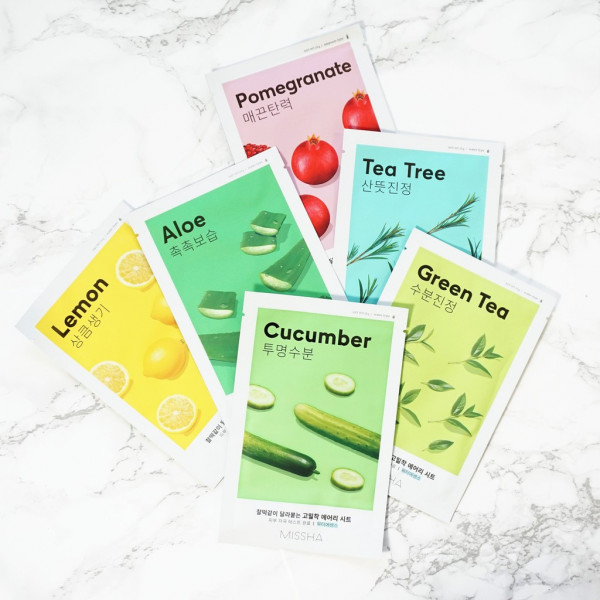 Фото - Маска для лица Missha Airy Fit Sheet Mask Cucumber 19 г (8809581454712)