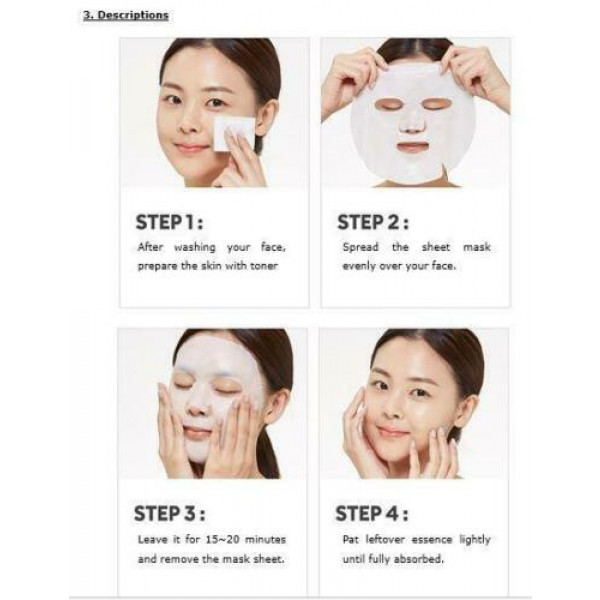 Фото - Маска для лица Missha Mascure Peeling Solution Sheet Mask PHA 28 мл (8809581456563)