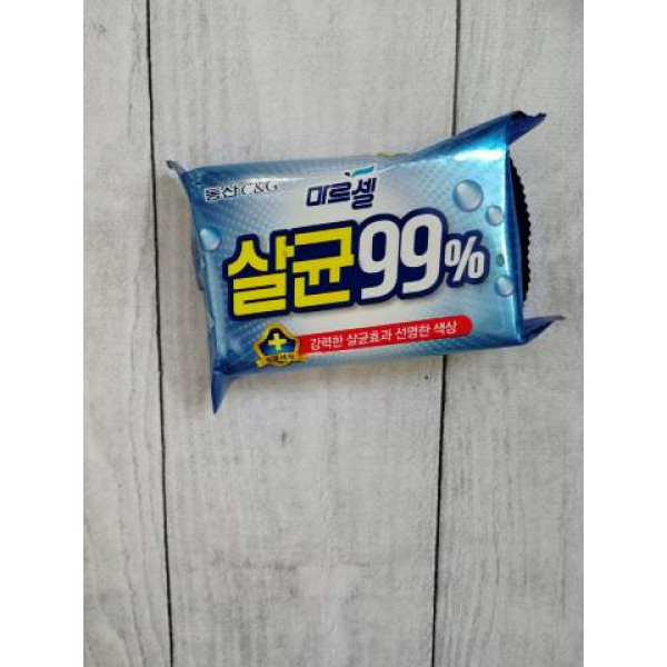 Фото - Мыло хозяйственное Mukungwha 99% антибактериальное 230г