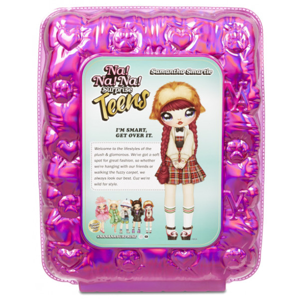 Фото - Кукольный набор Na! Na! Na! Surprise серии ''Teens'' Саманта Смарти с аксессуарами (573876)