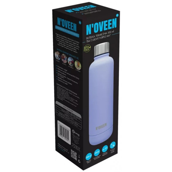 Фото - Термобутылка Noveen TB413 Light Purple 500 мл