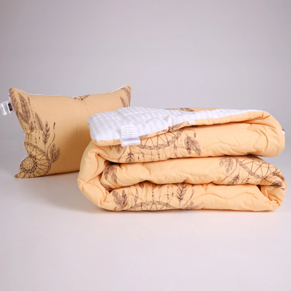 Фото - Одеяло зимнее двуспальное MirSon шерстяное №3012 Сolor Fun Line Cat (2200004833873)