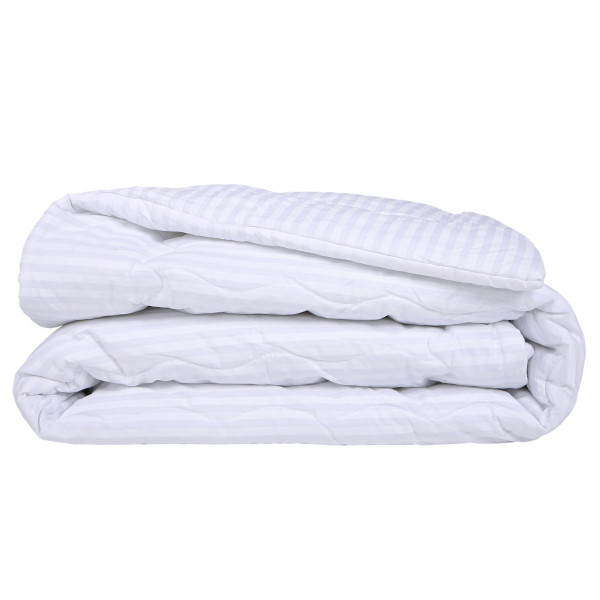 Фото - Одеяло детское демисезонное MirSon Шелковая №194 Сolor Fun Line 17-0605 Stripe White Silk 110х140 см +нав 2 шт. (2200010857474)