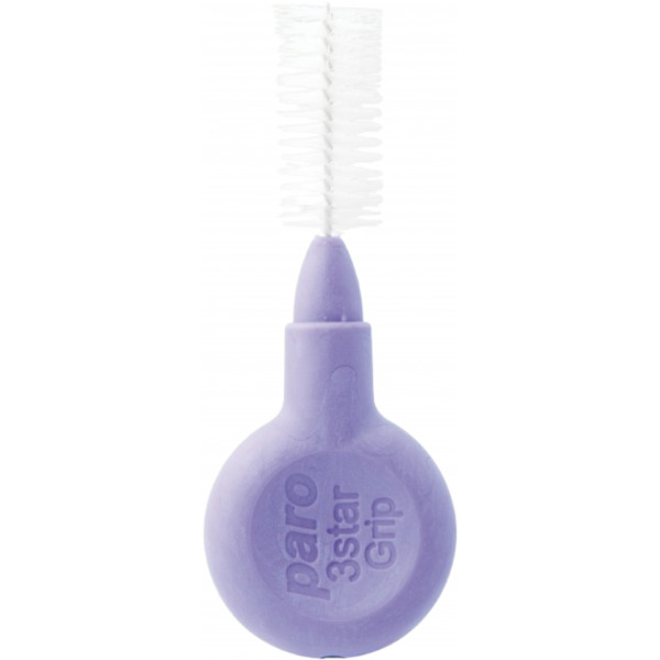 Фото - Ершик межзубный Paro Swiss paro 3star-grip, крупные, фиолетовые, 7 мм, 4 шт (7.1095)