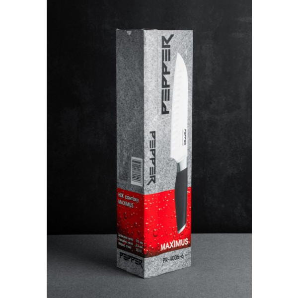 Фото - Нож сантоку Pepper Maximus 17.5 см (PR-4005-6)