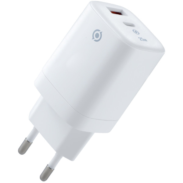 Фото - Сетевое зарядное устройство Piko 25W GaN USB-C PD+USB-A QC 3.0 White (TC-PD252) (1283126623592)