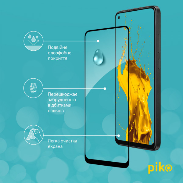 Фото - Защитное стекло для смартфона Piko Full Glue for Oppo A78 4G (1283126582929)