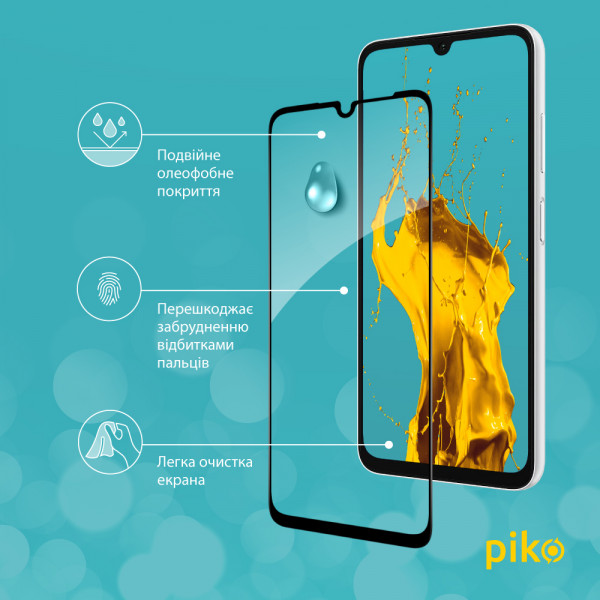 Фото - Защитное стекло для смартфона Piko Full Glue for Samsung A05S (1283126581922)
