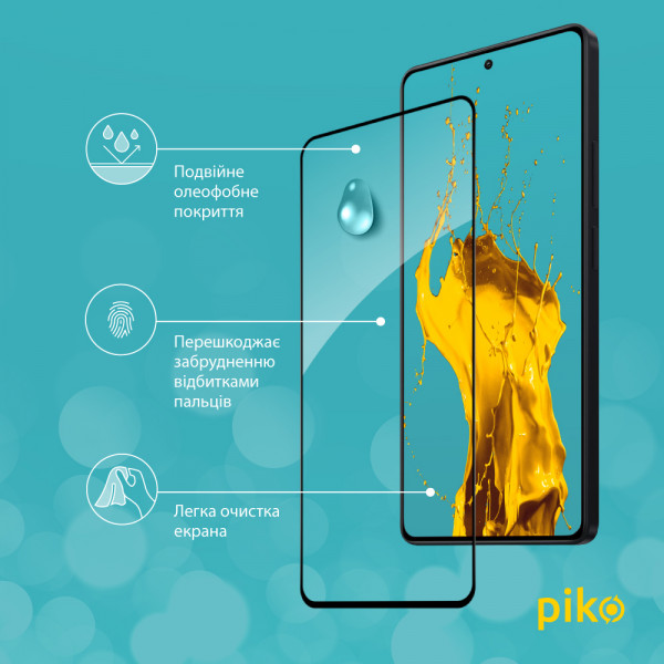 Фото - Защитное стекло для смартфона Piko Full Glue for Xiaomi Redmi Note 13 Pro 4G (1283126583964)