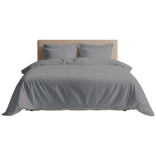 Фото - Комплект постельного белья ТЕП СТРАЙП САТИН PREMIUM Graphite (2-04800_34074)