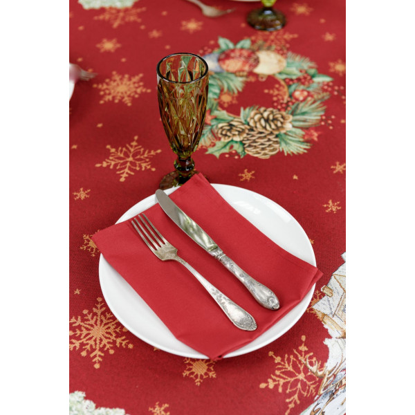 Фото - Скатерть квадратная Прованс гобелен PRESENT 135х140 (031327)