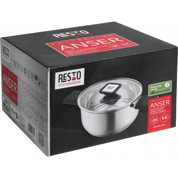 Фото - Кастрюля RESTO ANSER 5.8 л (92205)