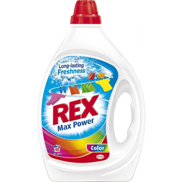 Фото - Гель для стирки Rex Max Power Color 2 л (9000101316131)