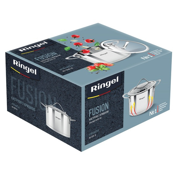 Фото - Кастрюля Ringel Fusion 18 см 2.6 л (RG 2020-18)