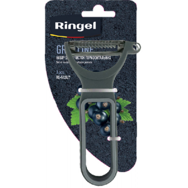 Фото - Овощечистка Ringel Grey line 3 шт. 13.2 см (RG-5128/7) Фото - Овощечистка Ringel Grey line 3 шт. 13.2 см (RG-5128/7)