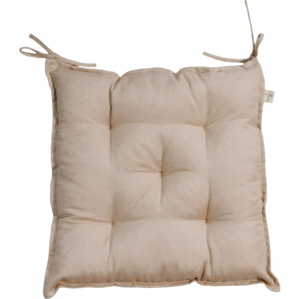 Фото - Подушка для стула Прованс RINO бежевая 40х40 см (038560)