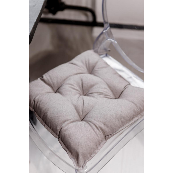 Фото - Подушка для стула Прованс RINO коричневая 40х40 см (038562)