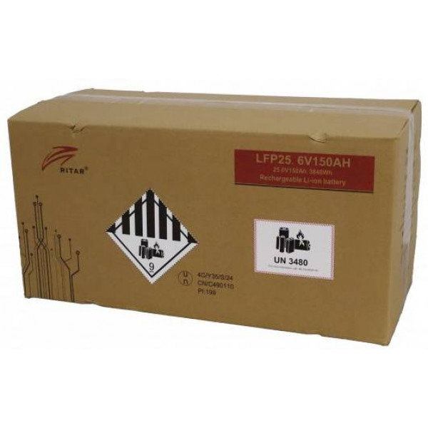 Фото - Аккумулятор для ИБП Ritar 24V 150 Ah (LFP25.6V150Ah G2)