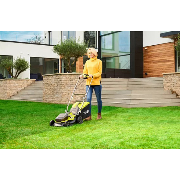 Фото - Газонокосилка аккумуляторная Ryobi ONE+ Hybrid RY18LMH37A-250