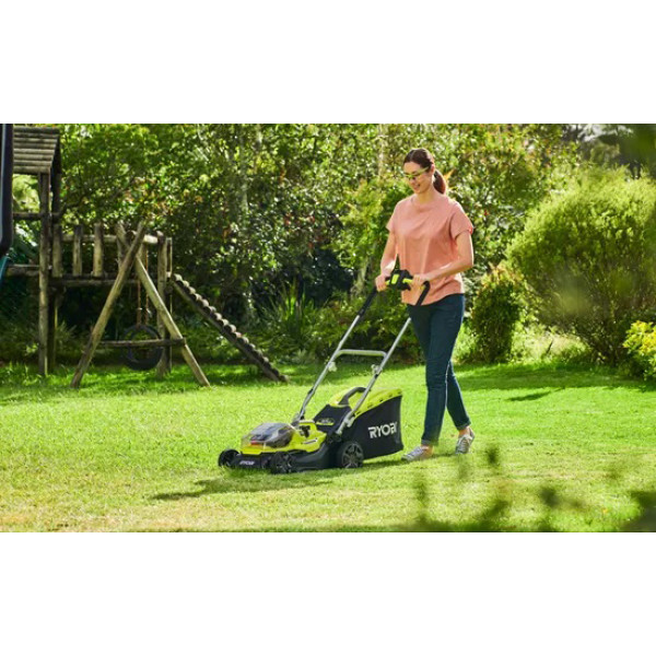Фото - Газонокосилка аккумуляторная Ryobi ONE+ Hybrid RY18LMH37A-250