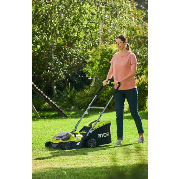 Фото - Газонокосилка аккумуляторная Ryobi ONE+ Hybrid RY18LMH37A-250