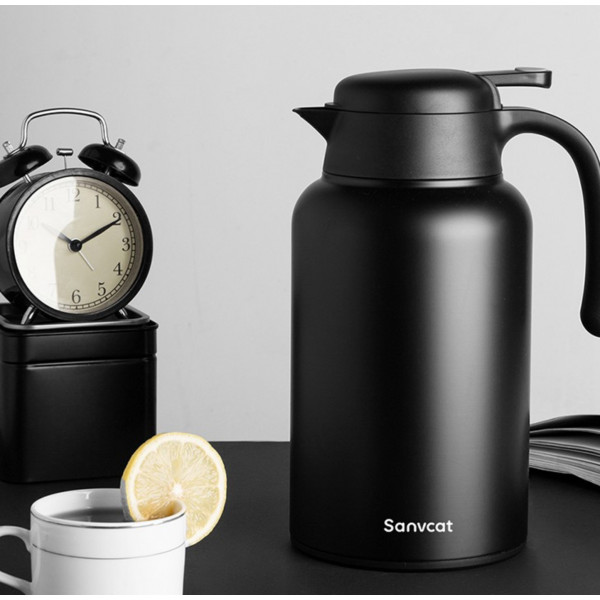 Фото - Термос Sanvcat Stainless Vacuum cup Black 2000 ml