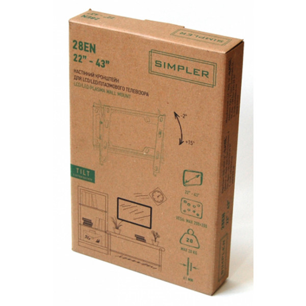 Фото - Крепление для телевизора Simpler 28EN
