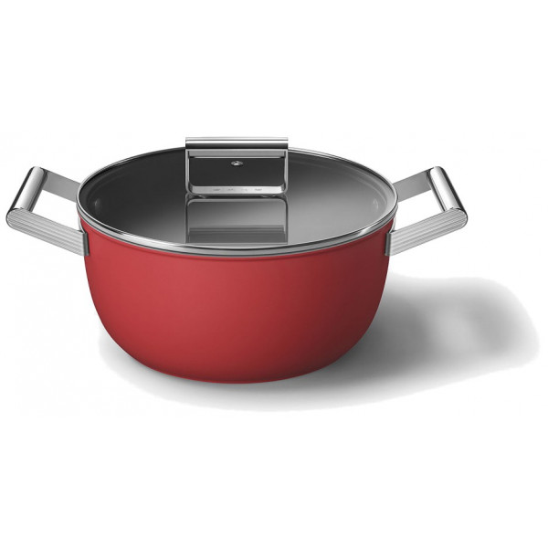 Фото - Кастрюля Smeg CKFC2411RDM Фото - Кастрюля Smeg CKFC2411RDM