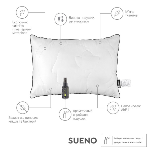 Фото - Подушка стандартная Sonex Sueno 50x70 см (SO102513)