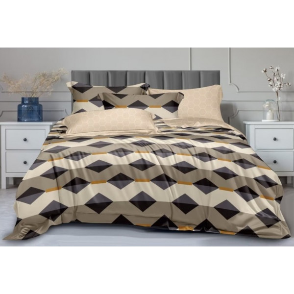 Фото - Комплект постельного белья SOHO Lounge 200х230 Traventino Brown (A130141) Фото - Комплект постельного белья SOHO Lounge 200х230 Traventino Brown (A130141)