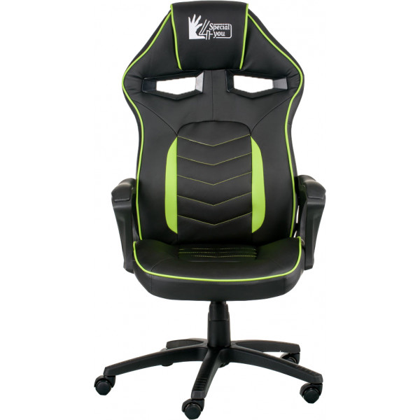 Фото - Кресло для геймеров Special4You Nitro black/green (E5562)