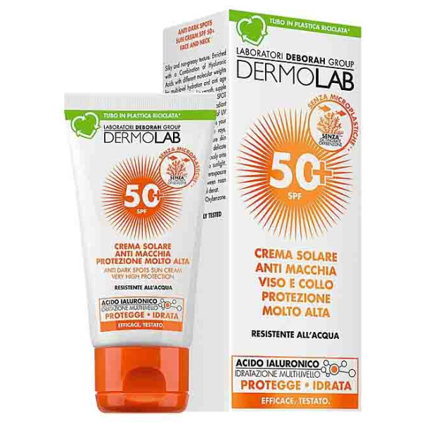 Фото - Средство для загара DERMOLAB крем против темных пятен для лица и шеи SPF 50+ 50 мл (8009518491852)