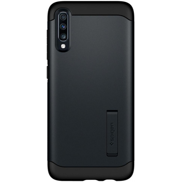 Фото - Чехол для смартфона Spigen for Samsung Galaxy A70 Slim Armor Metal Slate (620CS26391)